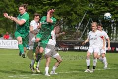 Bezirksliga - Saison 2024/25 - FC Gerolfing - SV Waldeck-München - Bastian Heigl (Nr.2 - FC Gerolfing) - Leo Zänger (Nr.11 - FC Gerolfing) - Foto: Meyer Jürgen