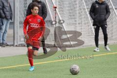 U 14 (C-Jun.) Förderliga BuLi/NLZ -  Saison 2021/2022 - FC Ingolstadt 04 - FC Bayern München - Nikolaos Karakostas rot FCI - Foto: Meyer Jürgen