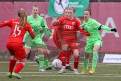 2. Fußball-Liga - Frauen - Saison 2022/2023 - FC Ingolstadt 04 - VFL Wolfsburg II - Nina Penzkofer (Nr.29 - FCI Frauen) - Leni Fohrer (Nr.15 - FCI Frauen) - Foto: Meyer Jürgen