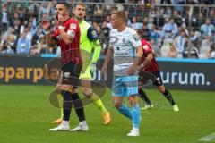 3.Liga - Saison 2022/2023 - TSV 1860 München - FC Ingolstadt 04 - Pascal Testroet (Nr.37 - FCI) nicht zufrieden - ärgert sich - Foto: Meyer Jürgen