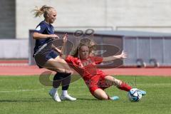 DFB - Pokal Frauen 1. Runde - Saison 2023/2024 - FC Ingolstadt 04 - FC Carl Zeiss Jena - Leni Fohrer (Nr.15 - FCI Frauen) - Adam Any blau Jena - Foto: Meyer Jürgen