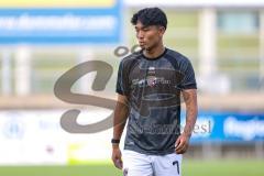 Toto Pokal; FC Memmingen - FC Ingolstadt 04, 2. Runde; vor dem Spiel Jongmin Seo (7, FCI)