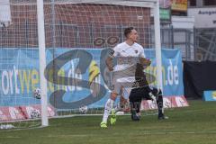 3. Liga - KFC Uerdingen 05 - FC Ingolstadt 04 - Tor 0:1 Jubel durch Stefan Kutschke (30, FCI), Tobias Schröck (21, FCI) Torwart Jurjus Hidde (31 KFC)