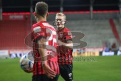 3. Liga; FC Ingolstadt 04 - Erzgebirge Aue; Tobias Bech (11, FCI) Marcel Costly (22, FCI)