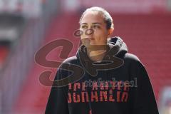 3. Liga; FC Ingolstadt 04 - Arminia Bielefeld; vor dem Spiel Cheftrainerin Sabrina Wittmann (FCI)