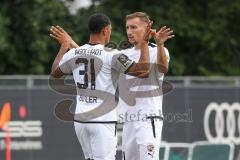 3. Liga; Testspiel; FC Ingolstadt 04 - TSV Rain/Lech; Tor Jubel Treffer Tobias Schröck (21, FCI)