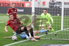 3. Liga - FC Ingolstadt 04 - TSV 1860 München - Dennis Eckert Ayensa (7, FCI) Steinhart Phillipp (36, 1860) Torwart Kretzschmar Tom (40, 1860) Torchance Marcel Gaus (19, FCI)