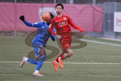 A-Junioren - Bundesliga Süd FC Ingolstadt 04 - TSG 1899 Hoffenheim - Mustafa Özden (Nr.37 - FCI A-Junioren) - Obiogumo Uche blau Hoffenheim -  Foto: Meyer Jürgen