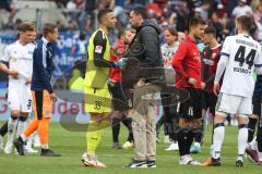 2. Fußball-Liga - Saison 2021/2022 - FC Ingolstadt 04 - Hamburger SV - Dejan Stojanovic Torwart (#39 FCI) - Manager Profifußball FCI Malte Metzelder - Foto: Meyer Jürgen