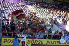3.Liga - Saison 2022/2023 - VFL Osnabrück - FC Ingolstadt 04 - mitgereiste Fans - Foto: Meyer Jürgen