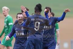 Kreisklasse - Saison 2024/25- SV Lippertshofen - TSV Etting - Der 0:1 Führungstreffer durch Norbert Redl blau Etting - jubel -  - Foto: Meyer Jürgen