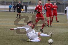 2024_2_4 - Bezirksliga - Saison 2023/24 - Freundschaftsspiel - TSV Gaimersheim - DJK Limes - Nico von Swiontek Brzezinski weiss Gaimersheim mit einer Torchance - XXXXX - Foto: Meyer Jürgen