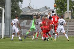 A-Junioren - Bundesliga Süd Fc Ingolstadt 04 - Eintracht Frabkfurt -  Brunner Felix #19 rot FCI -  Obert Juri Torwart Frankfurt Foto: Meyer Jürgen