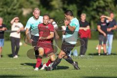 Toto-Pokal; FSV Harthof München - FC Ingolstadt 04; Mattis Hoppe (2, FCI) Zweikampf Kampf um den Ball