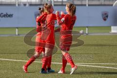 2. Frauen-Bundesliga - Testspiel - Saison 2021/2022 - FC Ingolstadt 04 - SV 67 Weinberg - Der 1:0 Führungstreffer durch Maier Ramona (#18 FCI) - jubel - Foto: Meyer Jürgen