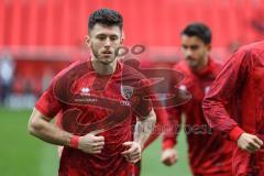 3. Liga; FC Ingolstadt 04 - TSG Hoffenheim II; vor dem Spiel Linus Rosenlöcher (19, FCI)