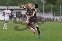 Bezirksliga - Saison 2025/26- TSV Gaimersheim - TSV Rohrbach - Eron Dervisi (Nr.27 - TSV Gaimersheim) - Daniel Rückert schwarz Rohrbach - Foto: Meyer Jürgen