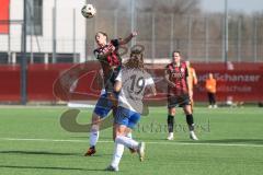 2. Bundesliga Frauen - Saison 2024/25 - FC Ingolstadt 04 Frauen - SC Sand - Ivana Slipcevic (Nr.8 - FCI Frauen) - Matuschewski Julia #10 weiss Sand - Homann Sanja weiss Sand - Foto: Meyer Jürgen