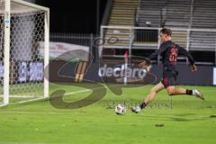 3. Liga; TSV Havelse - FC Ingolstadt 04; Angriff Spurt Julian Kügel (29, FCI) Kolgeci Besfort (4 Havelse) Torwart Opitz Tom (1 Havelse) verpasst den Ball und legt in nach rechts für Marcel Costly (22, FCI) auf und der trifft das Tor