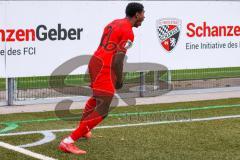 A - Junioren Bundesliga Süd/Südwest -  Saison 2021/2022 - FC Ingolstadt 04 - Heidenheim - Der 1:0 Führungstreffer durch Udebuluzor Michael (#21 FCI) - Jubel - Foto: Meyer Jürgen