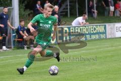 Bezirksliga - Saison 2023/2024 - SV Manching  - SpVgg Kammerberg - Reiner Meisinger (Nr.8 - SV Manching) - Foto: Meyer Jürgen