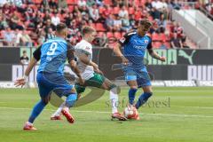 2.BL; FC Ingolstadt 04 - Werder Bremen, Fatih Kaya (9, FCI) Möhwald Kevin (6 Bremen) Dennis Eckert Ayensa (7, FCI)