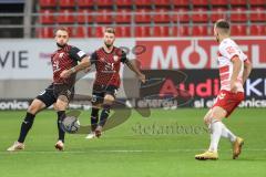 3. Liga; FC Ingolstadt 04 - SSV Jahn Regensburg; David Kopacz (29, FCI) Yannick Deichmann (20, FCI) Bittroff Alexander (13 SSV)