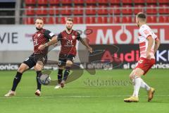 3. Liga; FC Ingolstadt 04 - SSV Jahn Regensburg; David Kopacz (29, FCI) Yannick Deichmann (20, FCI) Bittroff Alexander (13 SSV)