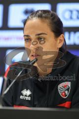3. Liga; FC Ingolstadt 04 - Erzgebirge Aue; Interview Pressekonferenz Cheftrainerin Sabrina Wittmann (FCI)