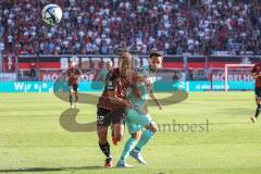 3. Liga; FC Ingolstadt 04 - TSV 1860 München; Zweikampf Kampf um den Ball Marcel Costly (22, FCI) Kurt Kaan (2 TSV)