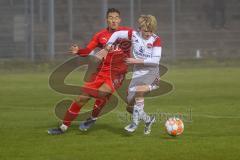 B - Junioren - Bayernliga - U17 - FC Ingolstadt 04 - 1. FC Nürnberg II -  Polat Arel rot FC Ingolstadt - Eichner Benjamin weiss Nürnberg - Foto: Meyer Jürgen