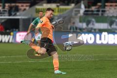 3. Liga; VfB Lübeck - FC Ingolstadt 04; Jannik Mause (7, FCI) Schuß Tor Jubel Treffer