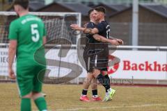 Bezirksliga - Saison 2024/25- TSV Gaimersheim - VFB Eichstätt II - Der 1:0 Führungstreffer durch Nico von Swiontek Brzezinski (Nr.17 - TSV Gaimersheim) jubel - Foto: Meyer Jürgen