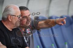3. Liga - Saison 2026/27 - 1. FC Saarbrücken - FC Ingolstadt 04  - Vorsitzender des Vorstandes Peter  Jackwerth (FCI) - Scouting/Kaderplanung Rigo Hof (FCI) - Foto: Meyer Jürgen