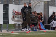 Bayernliga Nord - Saison 2026/27 - FC Ingolstadt 04 II - SV Fortuna Regensburg - Kevin Ulrich Trainer FCI links - Trainer Fabian Reichler Trainer FCI rechts - XXXXX -  Foto: Meyer Jürgen