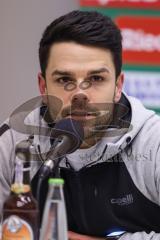 3. Liga; 1. FC Schweinfurt 05 - FC Ingolstadt 04; Pressekonferenz Interview Cheftrainer Victor Kleinhenz (S05)