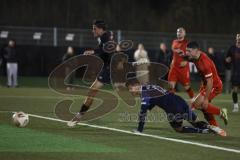 *** Bayernliga Nord - Saison 2025/26 - FC Ingolstadt 04 II - ASV Neumarkt - Emre Gül (Nr.7 - FC Ingolstadt II) mit dem 1:0 Führungstreffer - jubel - Florian Hausner rot Neumarkt - Oskar Preil Torwart Neumarkt - Foto: Meyer Jürgen