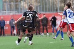 2. Bundesliga Frauen - Saison 2023/24 - FC Ingolstadt 04 Frauen - HSV Fr.1 - Anna-Lena Fritz (Nr.19 - FCI) schiesst den 2:2 Ausgleichstreffer - jubel  - Katharina Reikersdorfer (Nr.20 - FCI) - Foto: Meyer Jürgen