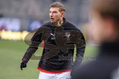 3. Liga; SV Waldhof Mannheim - FC Ingolstadt 04 - vor dem Spiel Benjamin Kanuric (8, FCI)