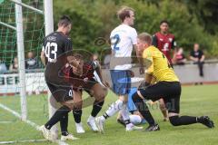 Testspiel; 3. Liga; TSV Berching - FC Ingolstadt 04; Tor Jubel Treffer Daniel Haubner (49, FCI) mit Felix Keidel (43, FCI)