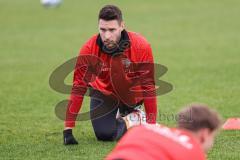 3. Liga; VfB Lübeck - FC Ingolstadt 04; vor dem Spiel Ryan Malone (16, FCI)