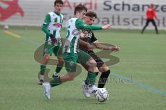 Landesliga Bayern - U17 - B-Junioren - Saison 2022/2023 - FC Ingolstadt 04 II - SV Schalding - Heining  - Herodes Fernando schwarz FCI - Paul Ziegler
 grün Schalding - Foto: Meyer Jürgen