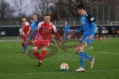 2.BL; Testspiel; FC Ingolstadt 04 - Würzburger Kickers; Schneider Leon (5 FWK) Merlin Röhl (34, FCI)