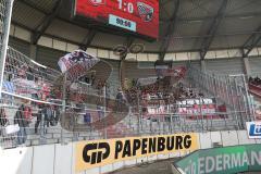 3.Liga - Saison 2022/2023 - Hallersche FC - FC Ingolstadt 04 - Mitgereiste Fans -  - Foto: Meyer Jürgen