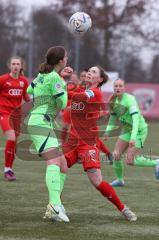 2. Fußball-Liga - Frauen - Saison 2022/2023 - FC Ingolstadt 04 - VFL Wolfsburg II - Yvonne Dengscherz (Nr.23 - FCI Frauen) - Jonietz Maria grün Wolfsburg - Foto: Meyer Jürgen