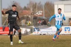 Bezirksliga - Saison 2024/25- TSV Gaimersheim - FC Aschheim - Nico von Swiontek Brzezinski (Nr.17 - TSV Gaimersheim) - Alessandro Contento weiss Aschheim - Foto: Meyer Jürgen