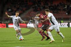 2.BL; 1. FC Nürnberg - FC Ingolstadt 04; Florian Pick (26 FCI) Dennis Eckert Ayensa (7, FCI)