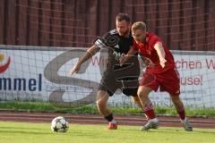 Kreispokal - Saison 2025/26- SV Eitensheim- TSV Gaimersheim  - Thomas Schreiner (Nr.10 - TSV Gaimersheim) - Mathias Ernst rot Eitensheim - Foto: Meyer Jürgen