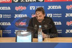 3. Liga - Saison 2025/26 - TSG Hoffenheim II - FC Ingolstadt 04  - Cheftrainerin Sabrina Wittmann (FCI) bei der PK nach dem Spiel - XXXXX - Foto: Meyer Jürgen