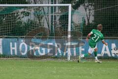 Toto-Pokal - Saison 2023/2024 - FC Gerolfing - TSV Rohrbach - Der 2:0 Führungstreffer durch Timo Kraus grün Gerolfing - jubel -  Foto: Meyer Jürgen